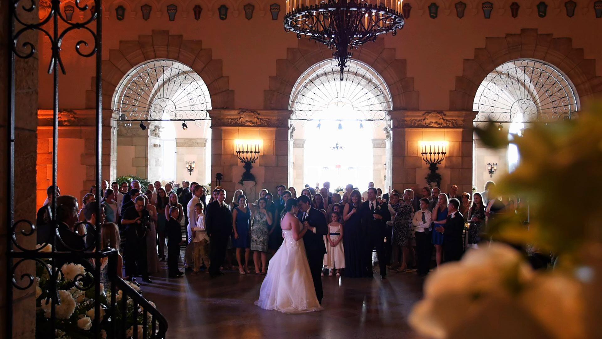 Wedding At Flagler Museum Erika Justin Cutting Desk Productions